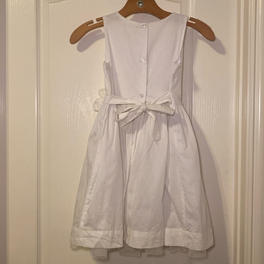 Cherokee Off White Formal Flower Girls Dress Size Girls Medium EUC